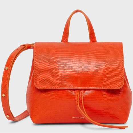 Women's Mansur Gavriel Mini Soft Lady Bucket Bags Red | AU 9867WR